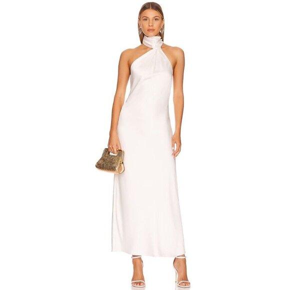 Significant Other Darcy Backless Dress Tan Almond Womens Size 8 - Picture 1 of 10